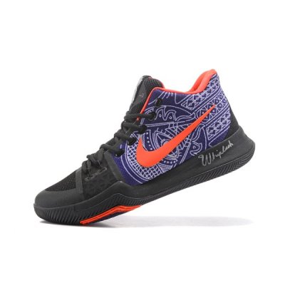 Nike Erkek Kyrie 3 Kyrie Irving's Siyah / Mor Basketbol Ayakkabısı Türkiye - T25HNP8L